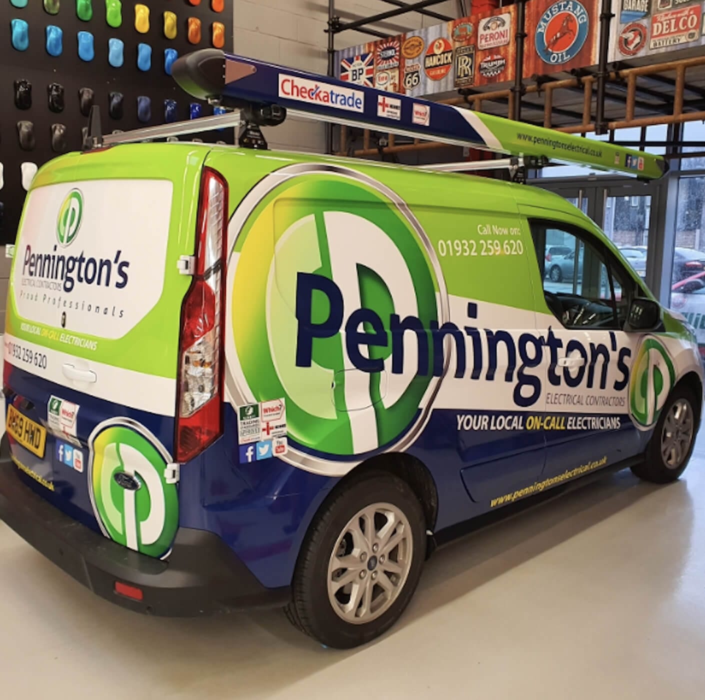 Pennington’s work van